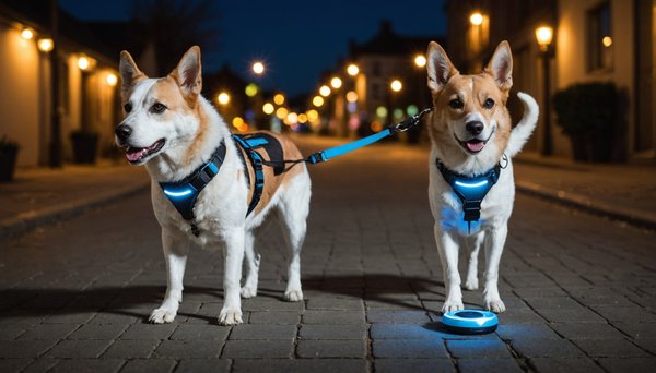 Laisse enrouleur led 3 en 1 : l'accessoire chiens essentiel !